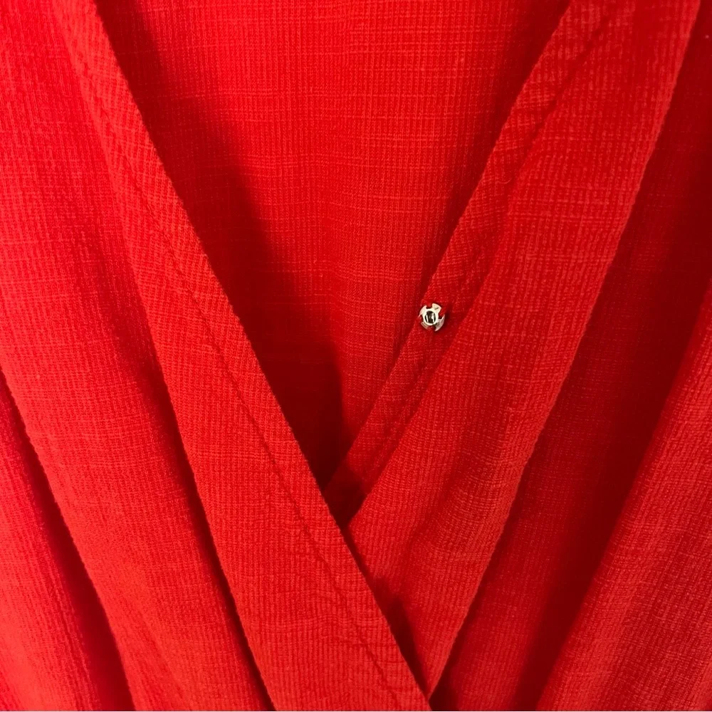 Universal Thread | Red Wrap Dress - Picture 4 of 6